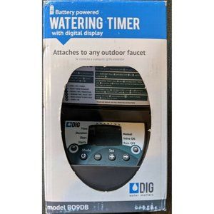 DIG BO9DB Battery Powered Hose End Timer - Irrigation Controller Up To 4 Starts